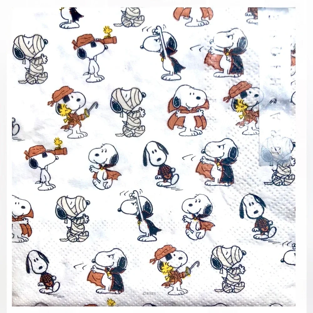 Peanuts Snoopy Character Cocktail Paper Napkins, 40 ct